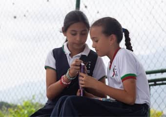 Estudiantes de primaria del Colegio Yale
